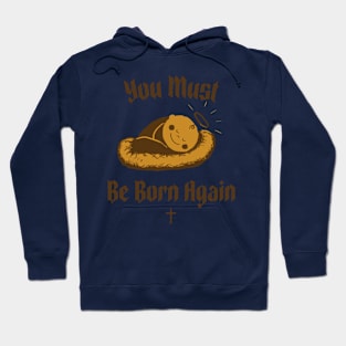 You must be born again funny design Hoodie